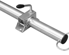 Set: zwei Anhänger-Stützfüße mit Schellen, 60 cm – Durchmesser 48 mm