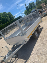 remorque plateaux ridelle porte voiture rampes inclus