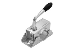 Einachsiger Anhänger 200x125 mit hoher Plane, Überrollbügel, Bordwandverlängerungen und Stützrad – Garden Trailer 201 KIPP