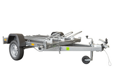 Kippbarer Motorradanhänger UNITRAILER MOTO 3