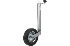 Einachsiger Anhänger 200x125 mit hoher Plane, Überrollbügel, Bordwandverlängerungen und Stützrad – Garden Trailer 201 KIPP