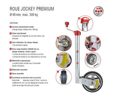 Stützrad mit Waage AL-KO 300 kg