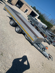 remorque plateaux ridelle porte voiture rampes inclus