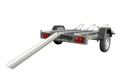 Kippbarer Motorradanhänger UNITRAILER MOTO 3