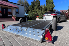 Motorradanhänger Länge der Transportschiene: 1,5 m / 1,9 m