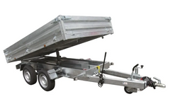 Remorque benne 39610PE - PTAC 2500Kg (322x170) Double - Lider