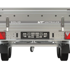 Remorque double essieu UNITRAILER SOLID 300/2 poids a vide 288 kg